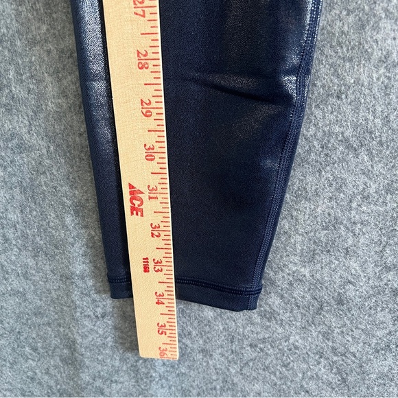 ATHLETA Elation Shine Tight Leggings Navy Blue Size Medium - Picture 8 of 10